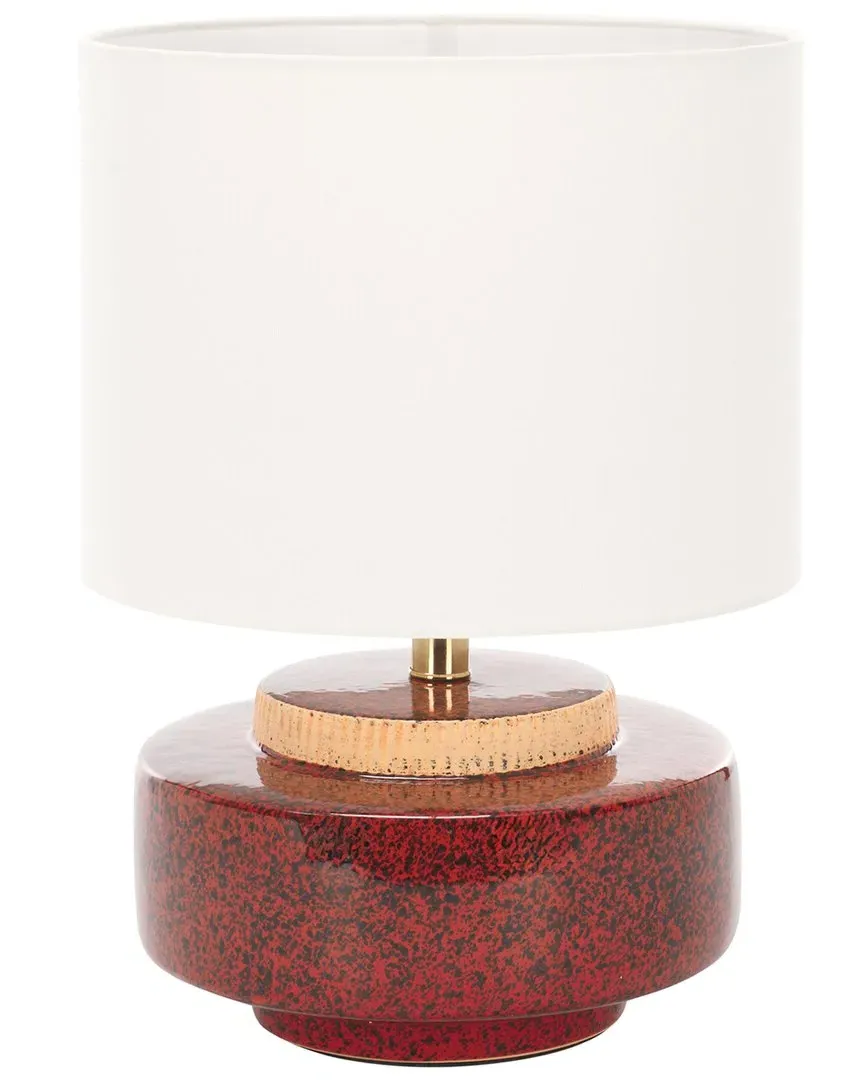 Chels Table Lamp - Red, Ceramic image