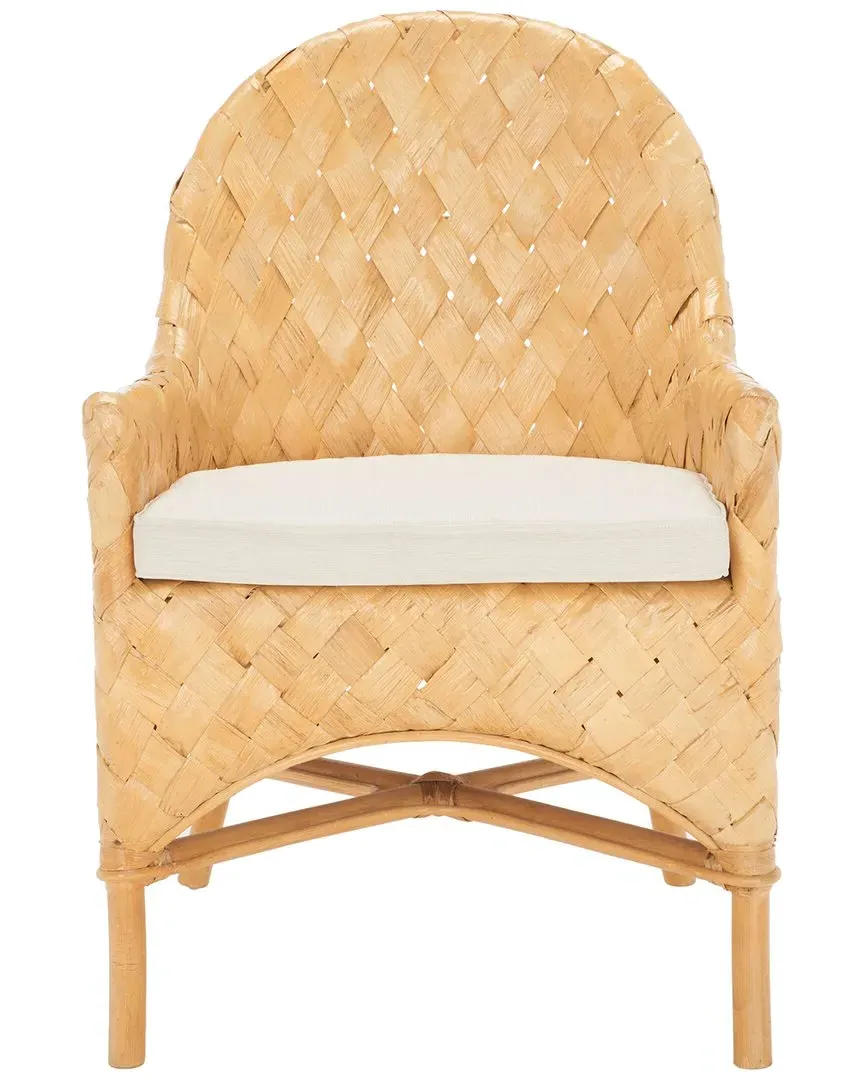 Chorus Woven Dining Chair with Cushion - Natural, Rattan