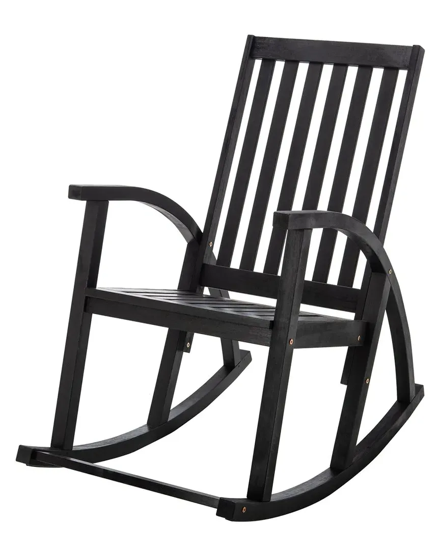 Clayton Rocking Chair - Black, Acacia