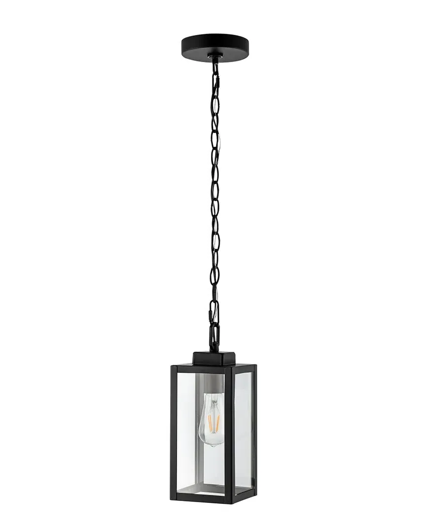Clemens Outdoor Pendant Light - Black, Metal image