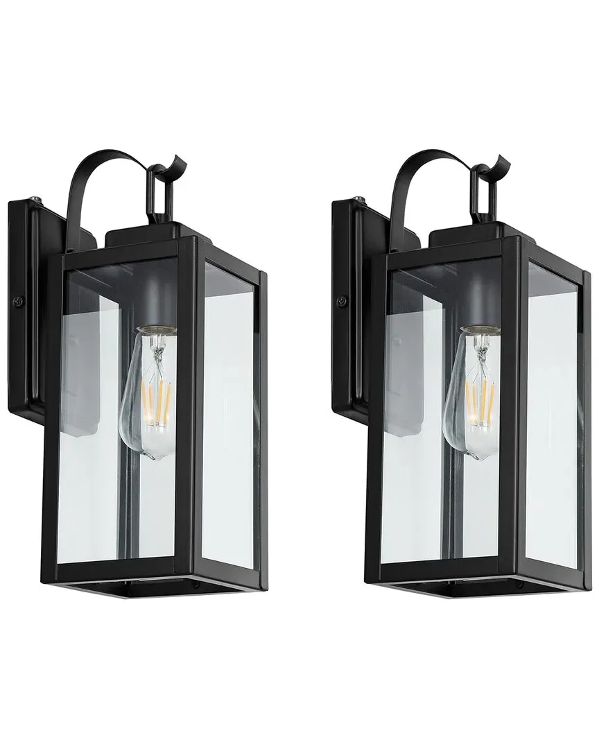 Clemens Outdoor Wall Sconce - Matte Black