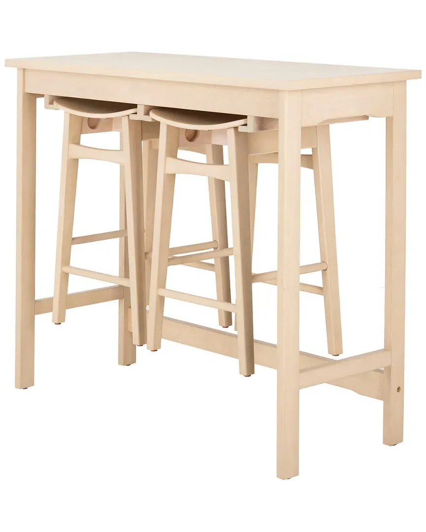 Colbie 3-Piece Pub Set - White Oak image