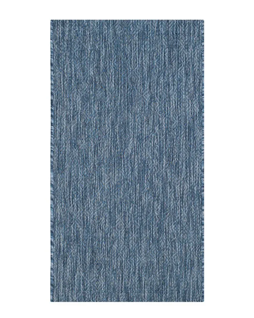 Courtyard Indoor/Outdoor Rug - Navy, Polypropylene