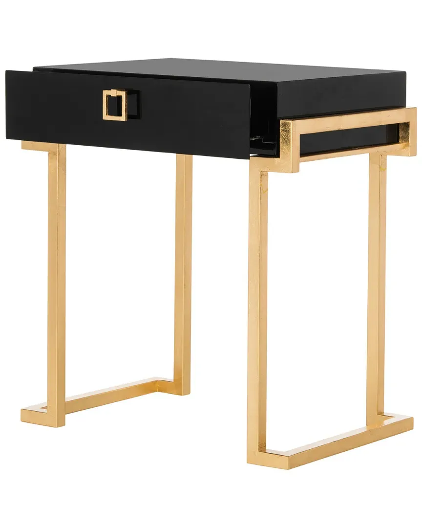 Abele Lacquer Side Table - Black image