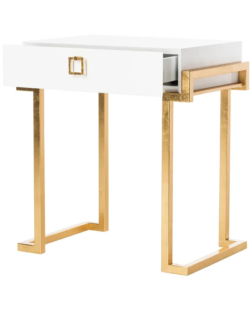 Abele Lacquer Side Table - White