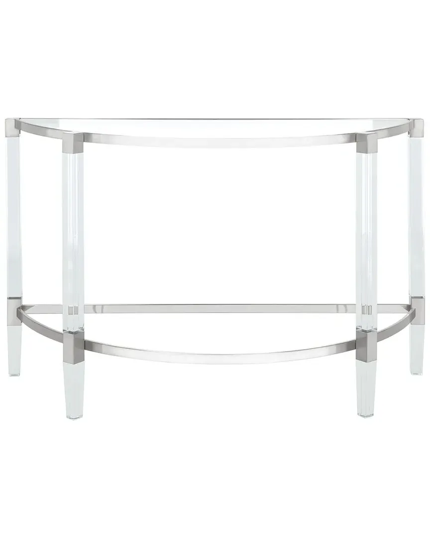 Anabelle Acrylic Console Table - Silver