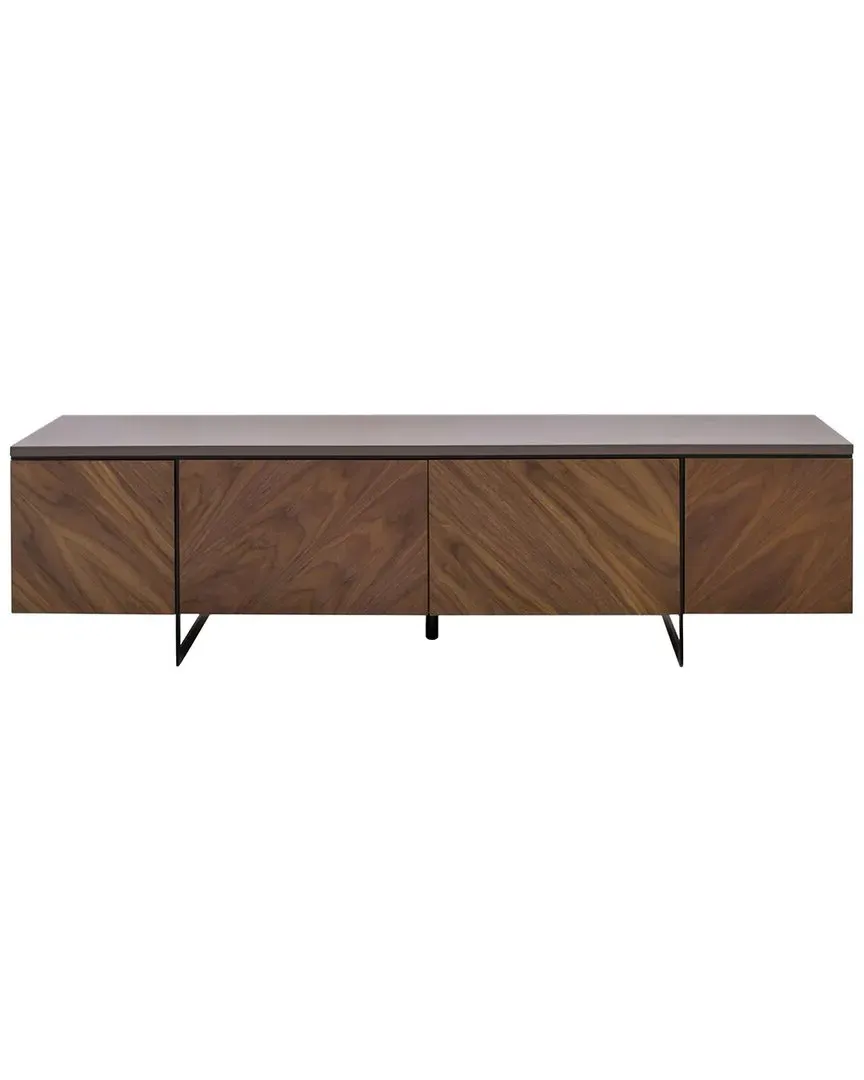Archie Chevron TV Stand - Walnut image
