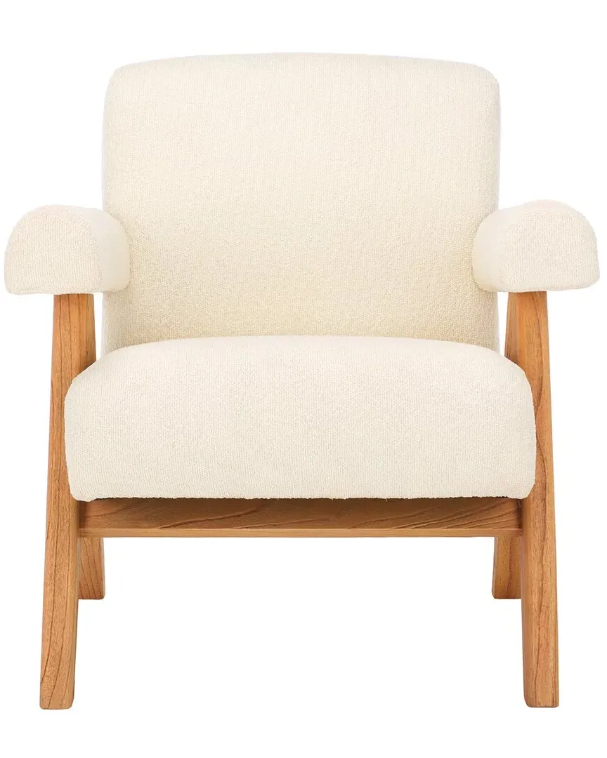 Billie Upholstered Accent Chair - Beige, Boucle