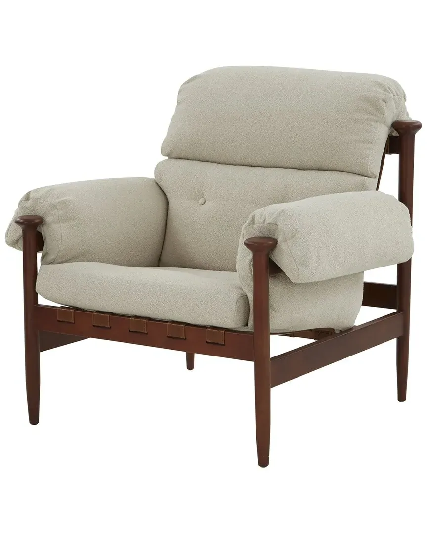 Blakeson Wooden Frame Accent Chair - Dark Brown, Beechwood image