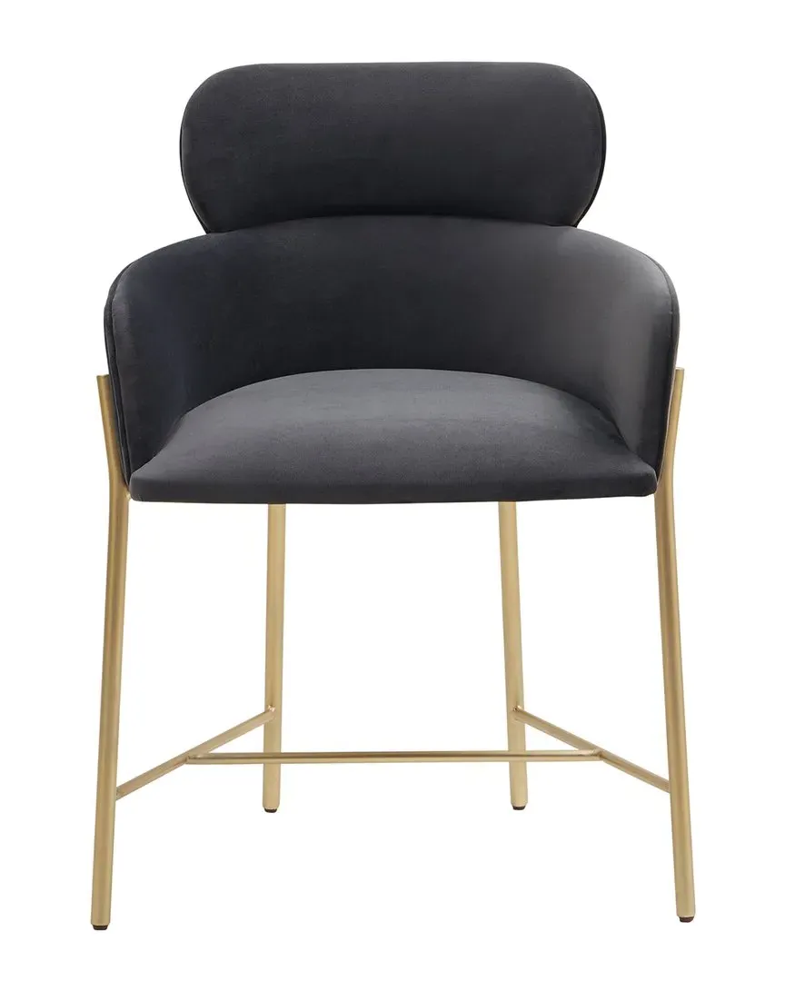 Charlize Velvet Dining Chair - Grey