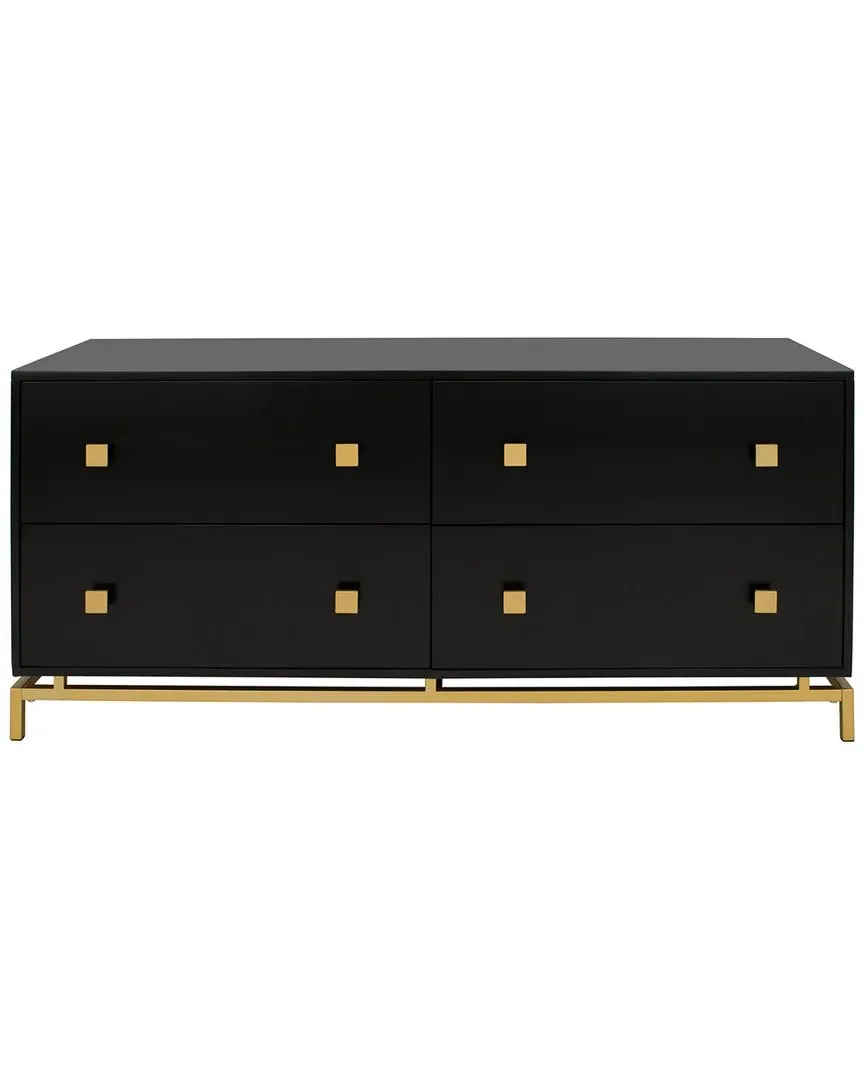 Claudette 4-Drawer Dresser - Black image