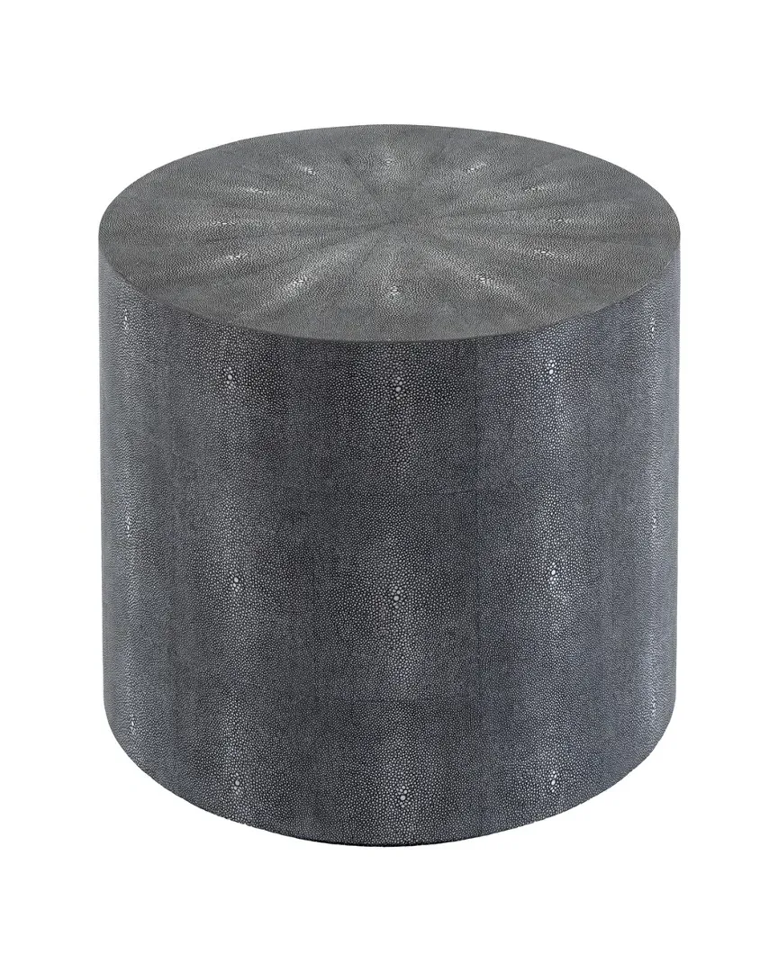 Diesel Faux Shagreen End Table - Black image