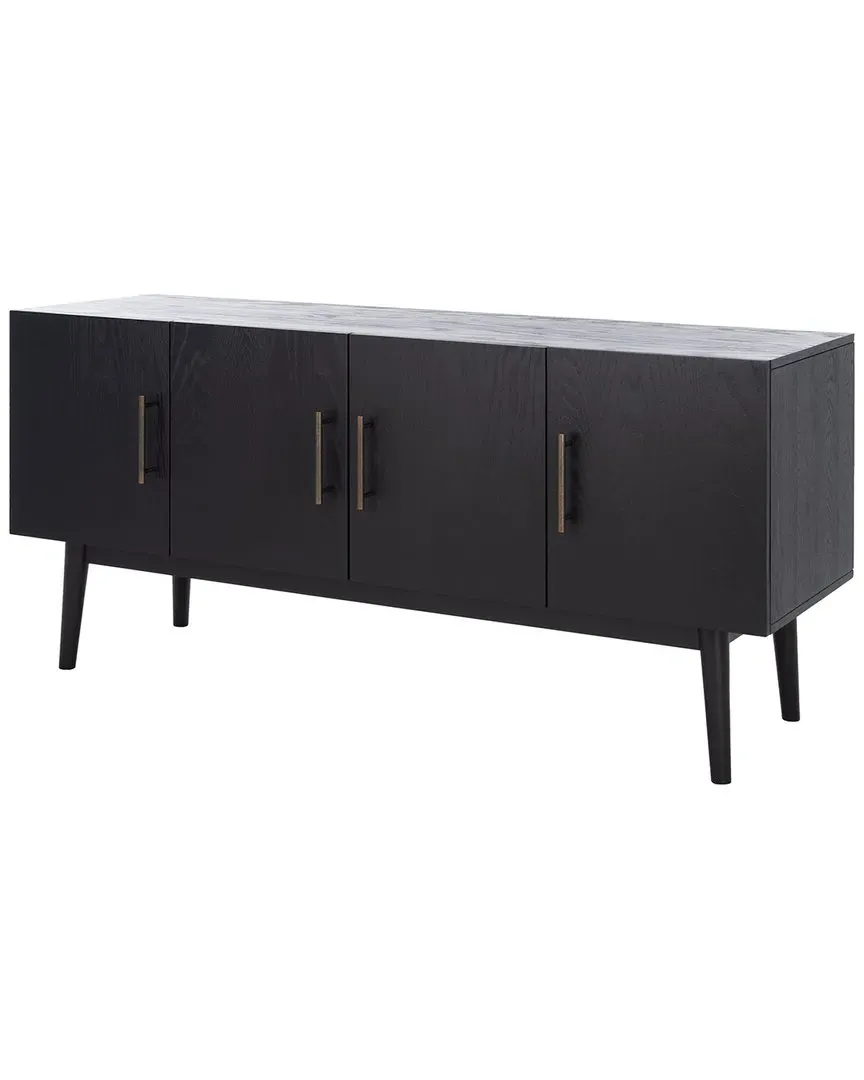 Doderick Media Stand - Black, Wood image
