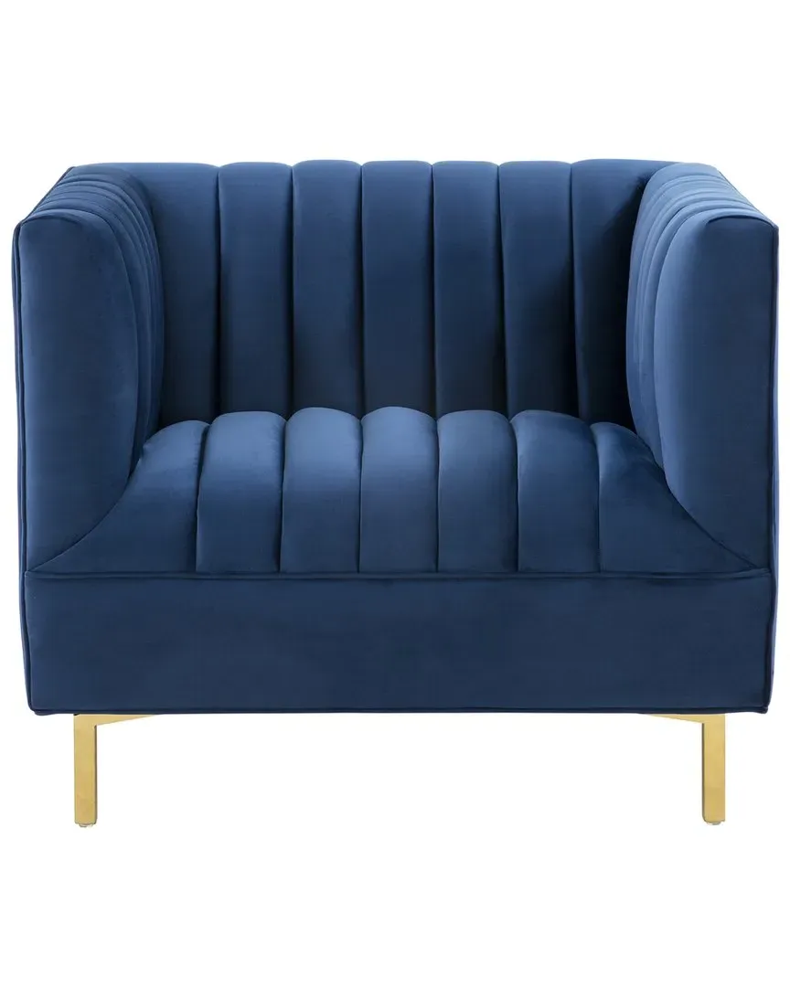 Doris Velvet Club Chair - Navy image