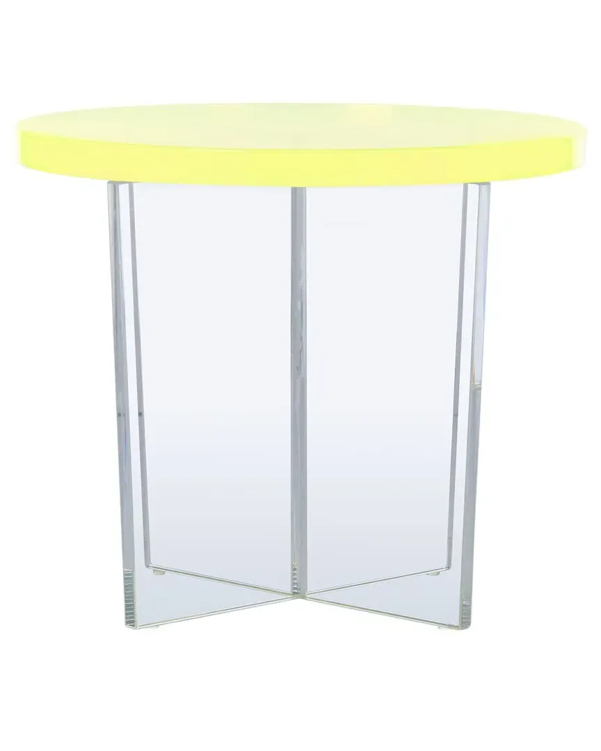 Edwards Acrylic Accent Table - Pink image