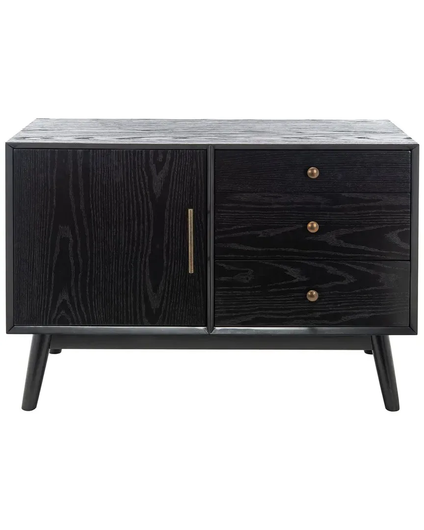 Elissa Small Media Stand - Black, Wood image