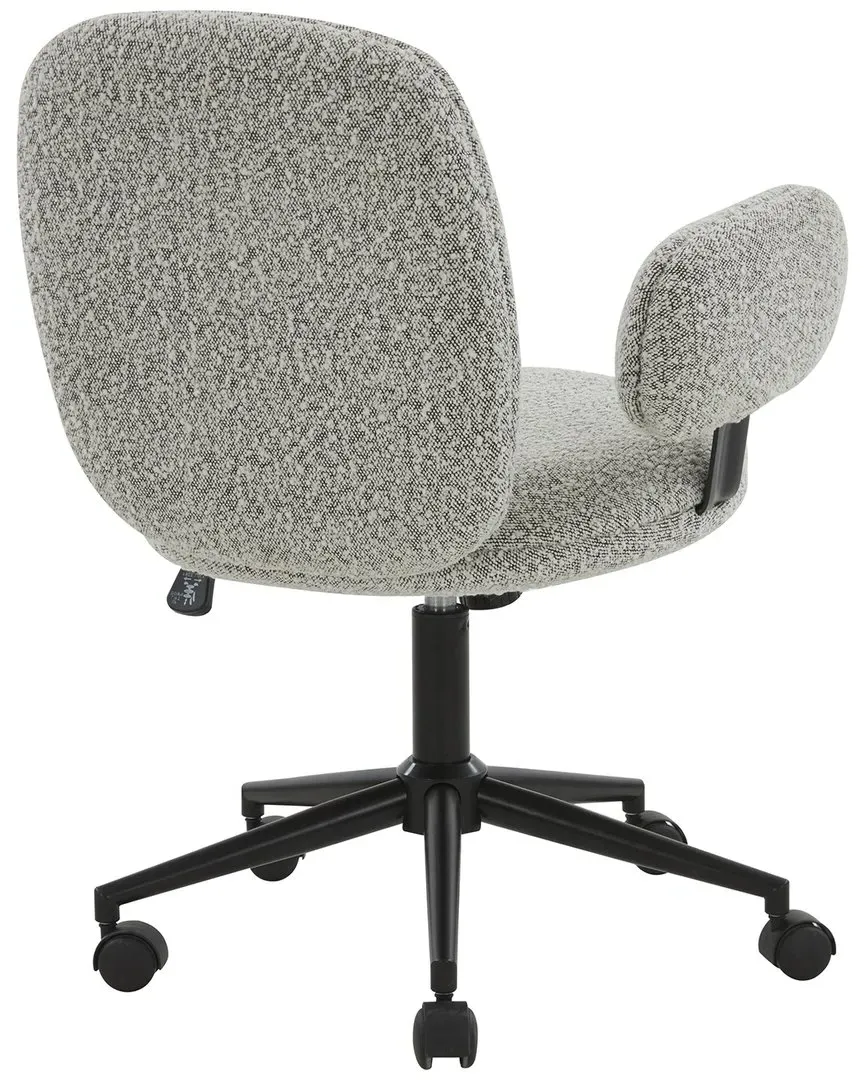 Emeril Adjustable Desk Chair - Black, Boucle image