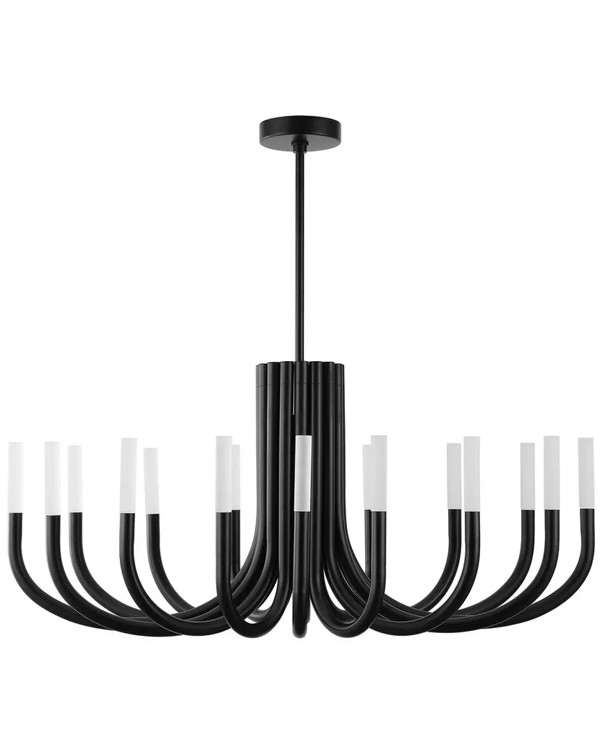 Evonne 12 Light Chandelier - Black, Metal image