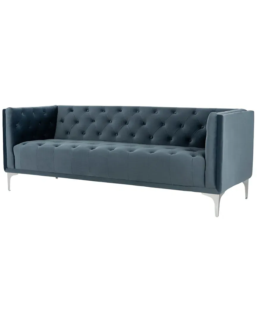 Florentino Tufted Sofa - Dusty Blue image