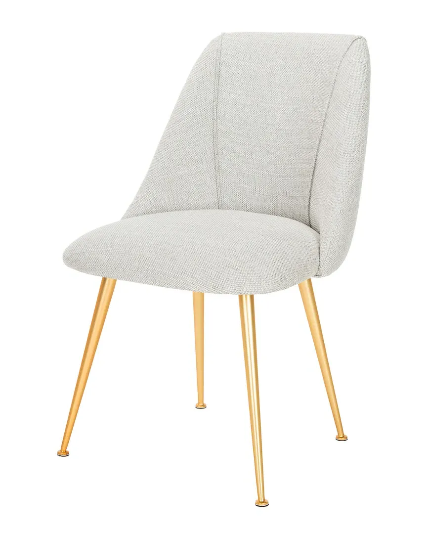 Foster Poly Blend Dining Chair - Light Grey, Pine Wood