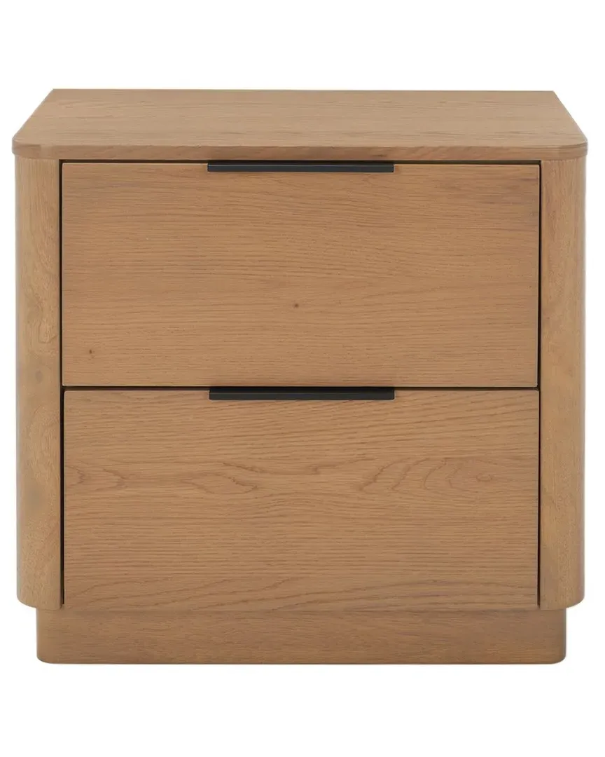 Gabrietta 2-Drawer Nightstand - Natural, Oak
