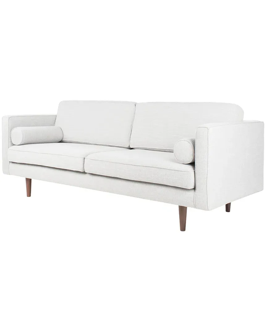 Hurley 3-Seater Sofa with Bolster Pillows - Light Grey image