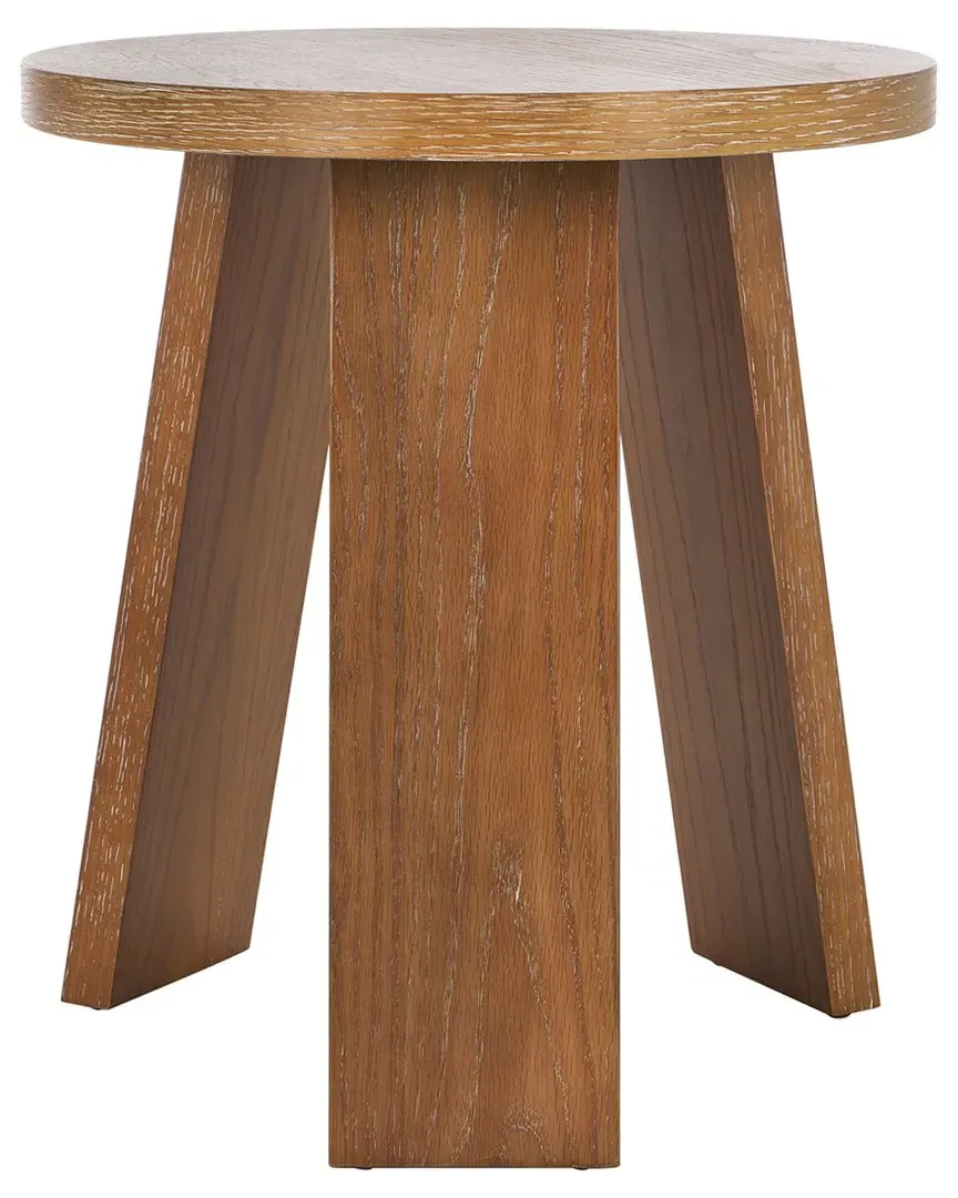 Julianna Square Accent Table - Rustic Oak