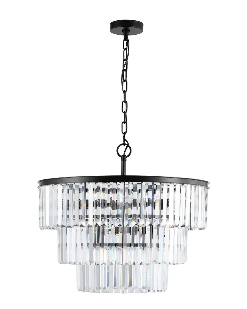 Karissa 3-Tier Chandelier - Black, Metal image