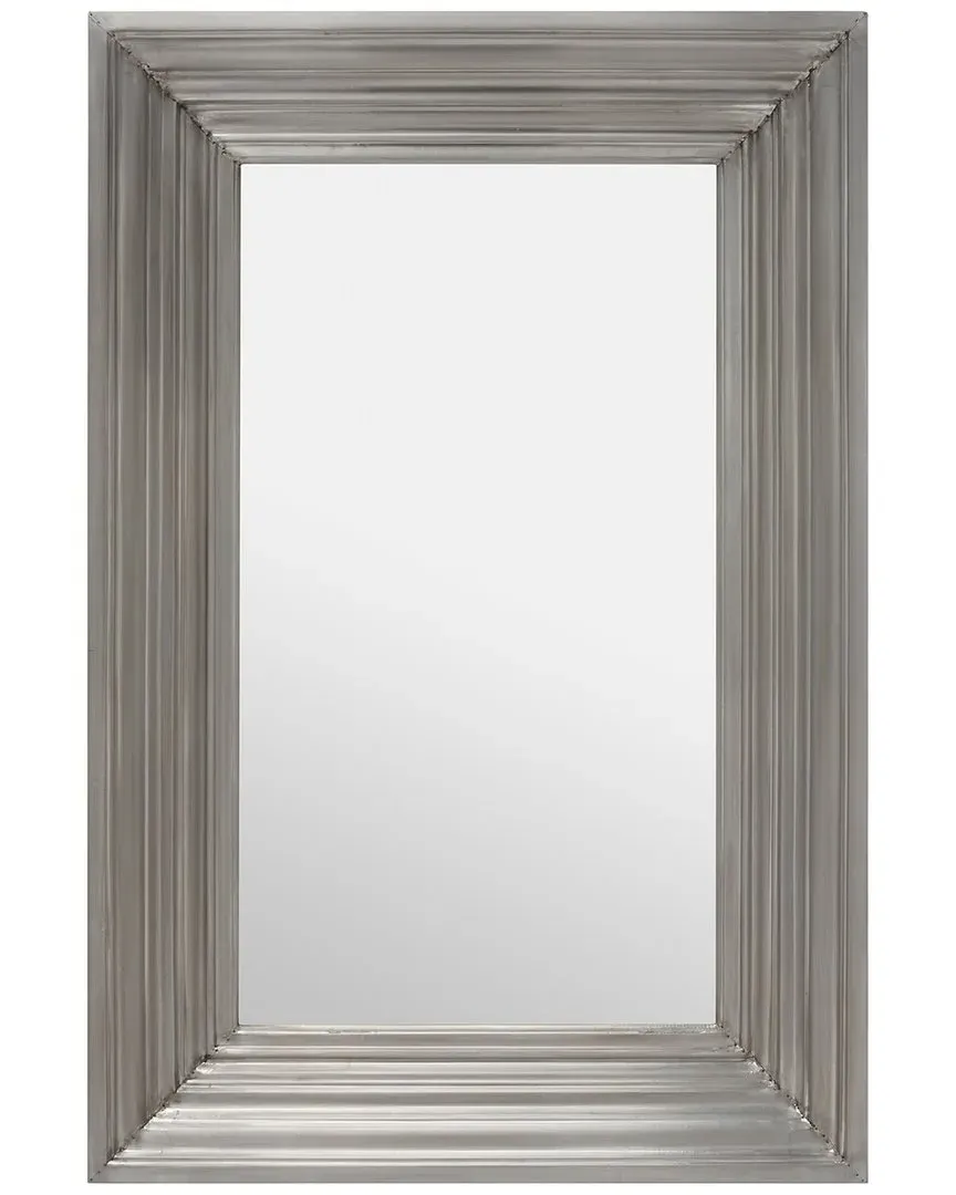 Kerry Large Rectangle Wall Mirror - Silver