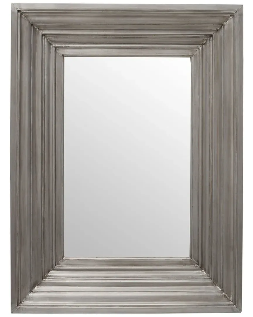 Kerry Small Rectangle Wall Mirror - Silver image