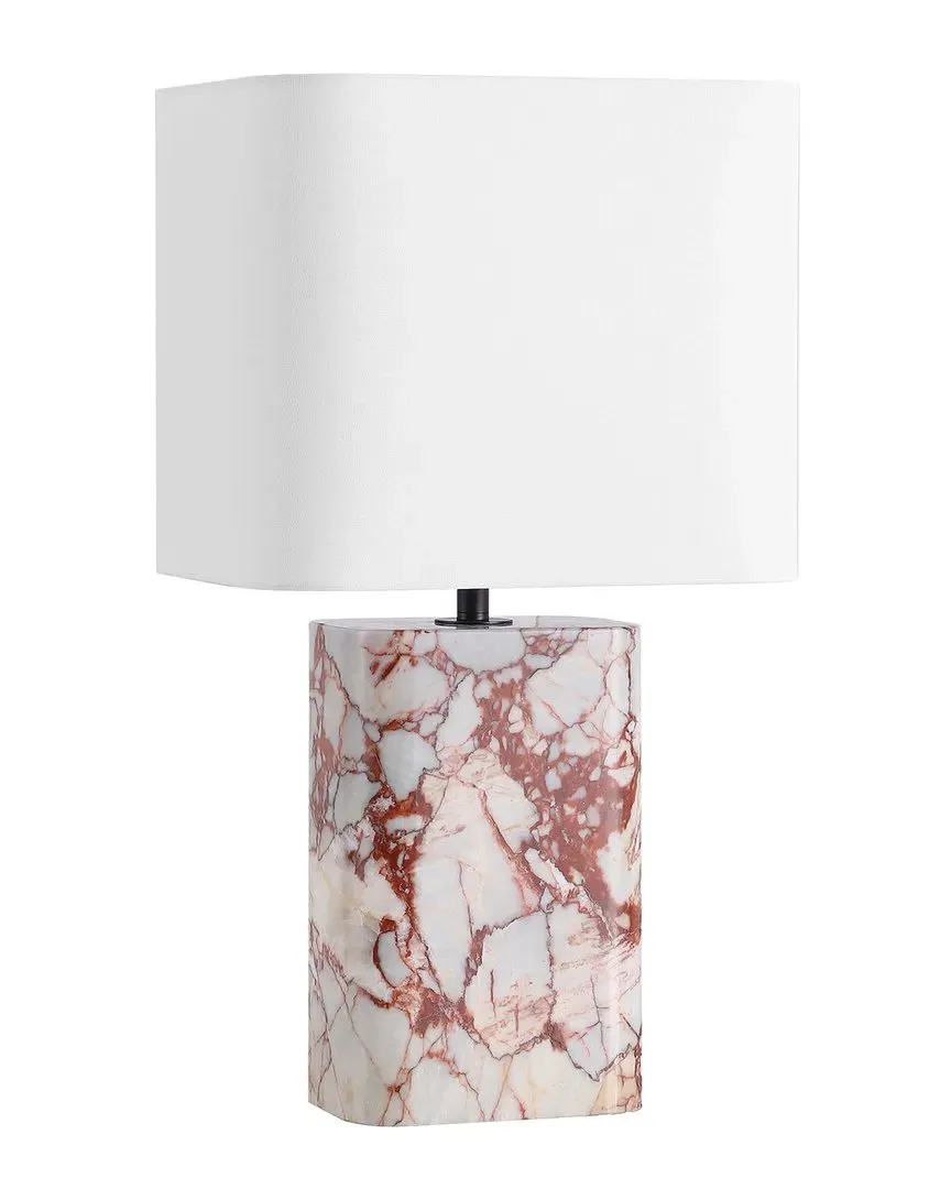 Lisabryna Marble Table Lamp with Dimmer - White image