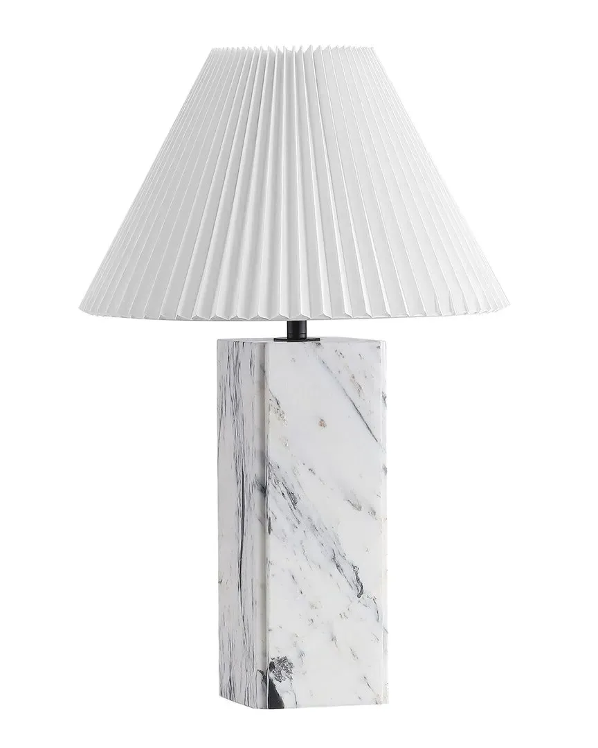 Mackenzie Square Table Lamp - Black, Marble image