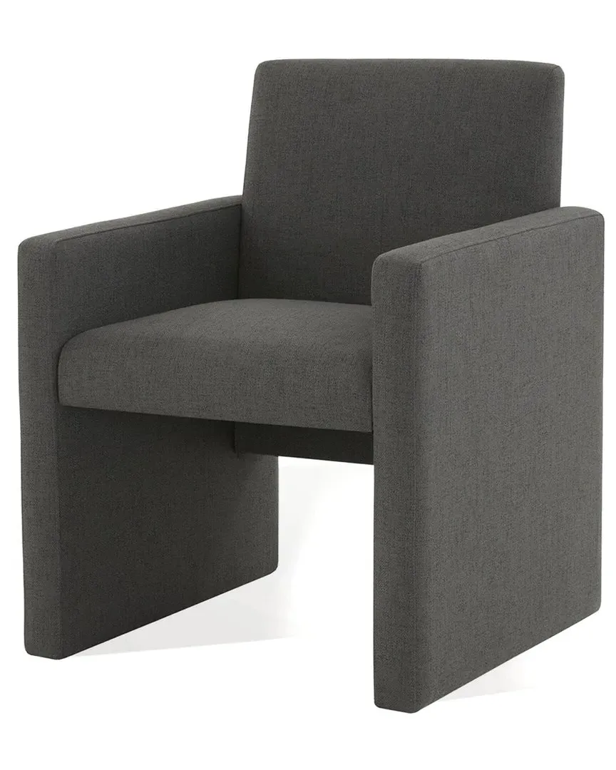 Maisey Arm Chair - Charcoal, Linen image