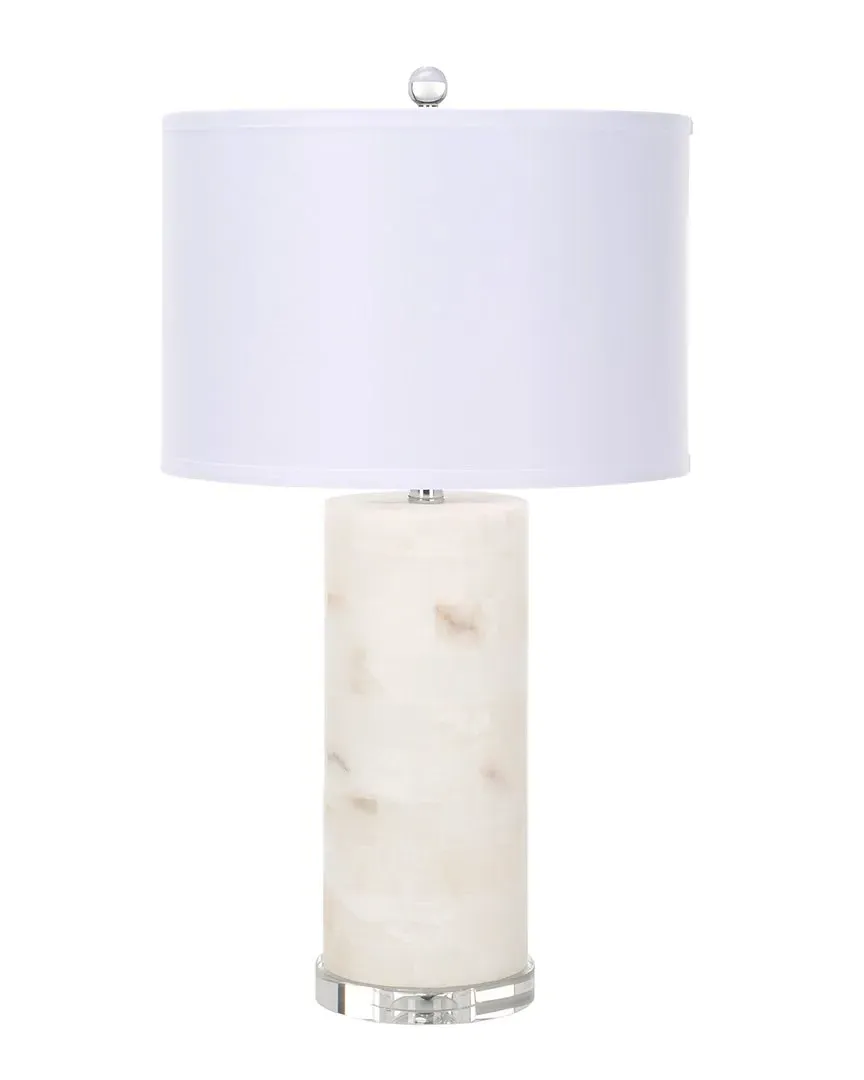 Massey Table Lamp - Chrome, Alabaster