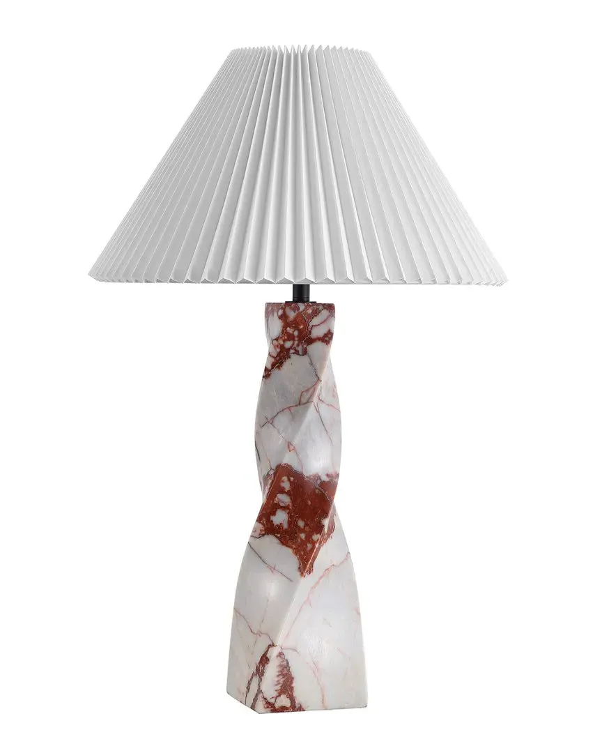 Mayalenn Marble Table Lamp - Red, Marble image