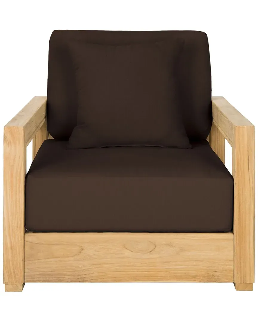 Montford Armchair - Dark Brown, Teak