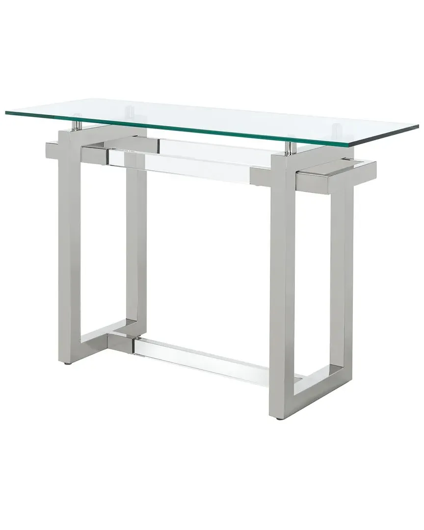 Montrelle Acrylic Console Table - Silver