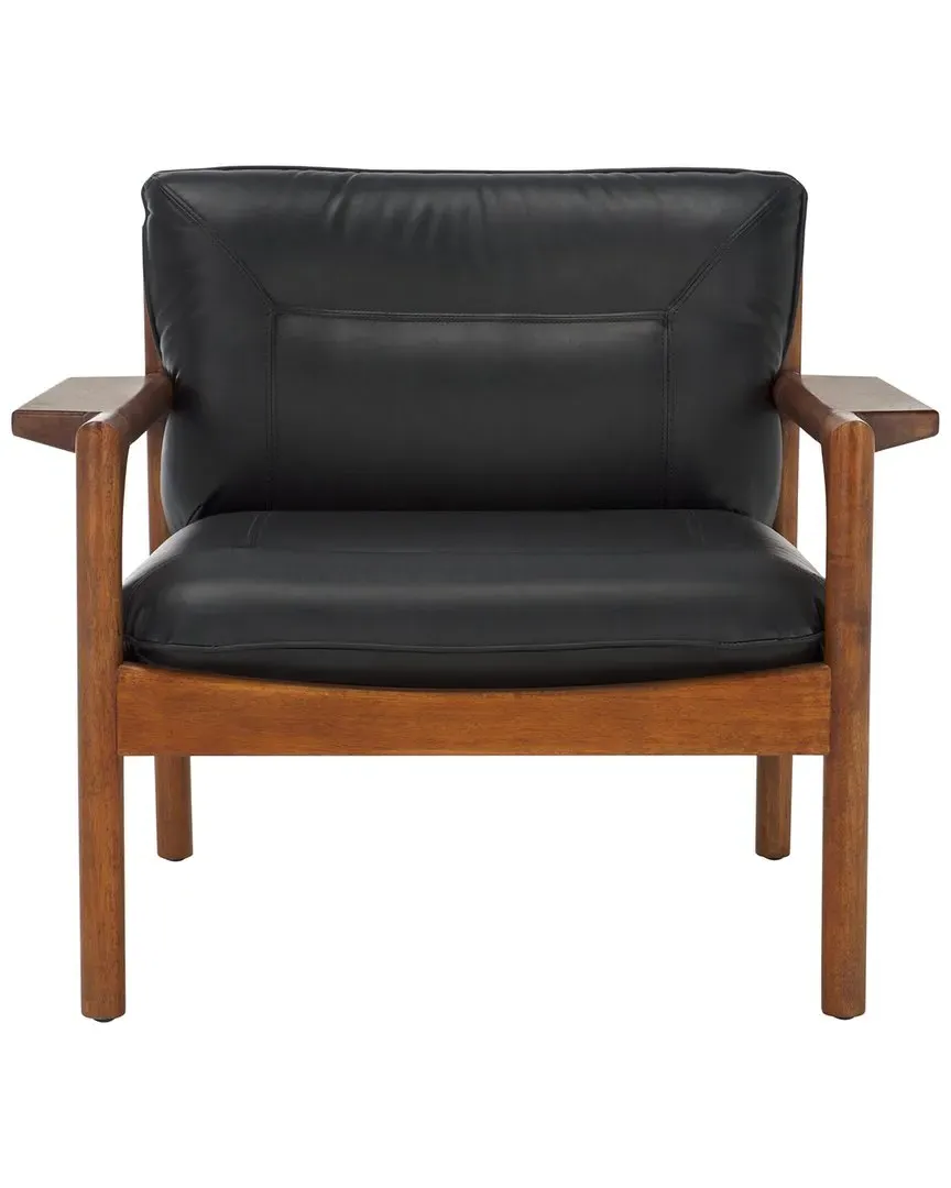 Phylis Accent Chair - Black, Vegan Leather image