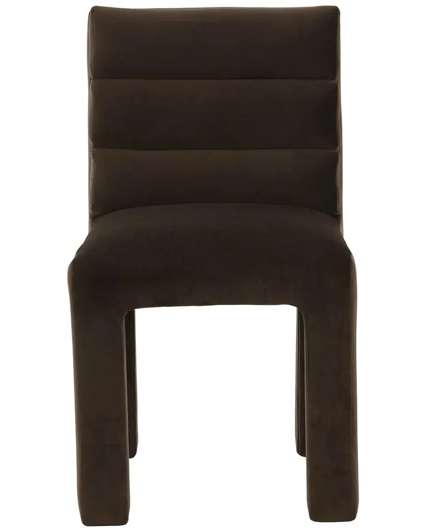 Pietro Tufted Dining Chair - Dark Brown, Velvet image