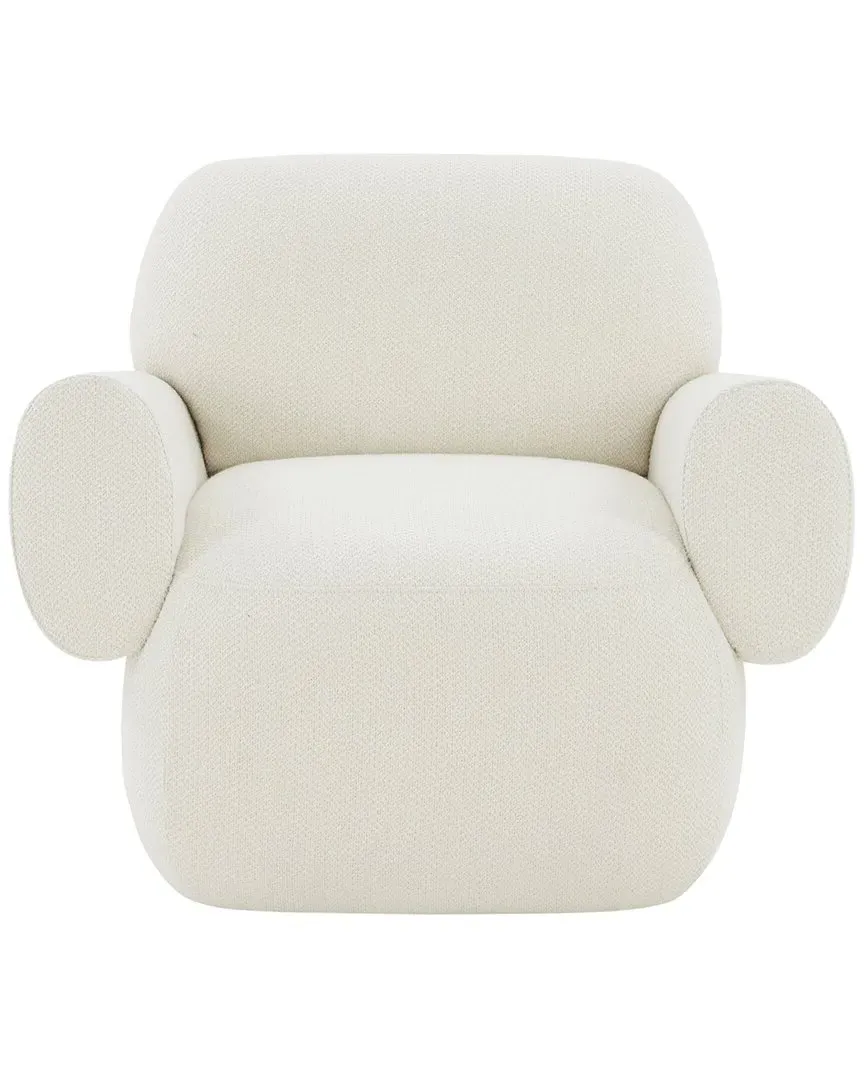Pryce Upholstered Accent Chair - Ivory image