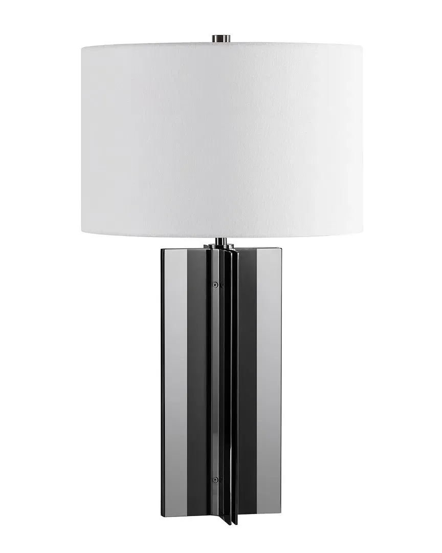 Rollins Square Metal Table Lamp - Nickel, Metal image