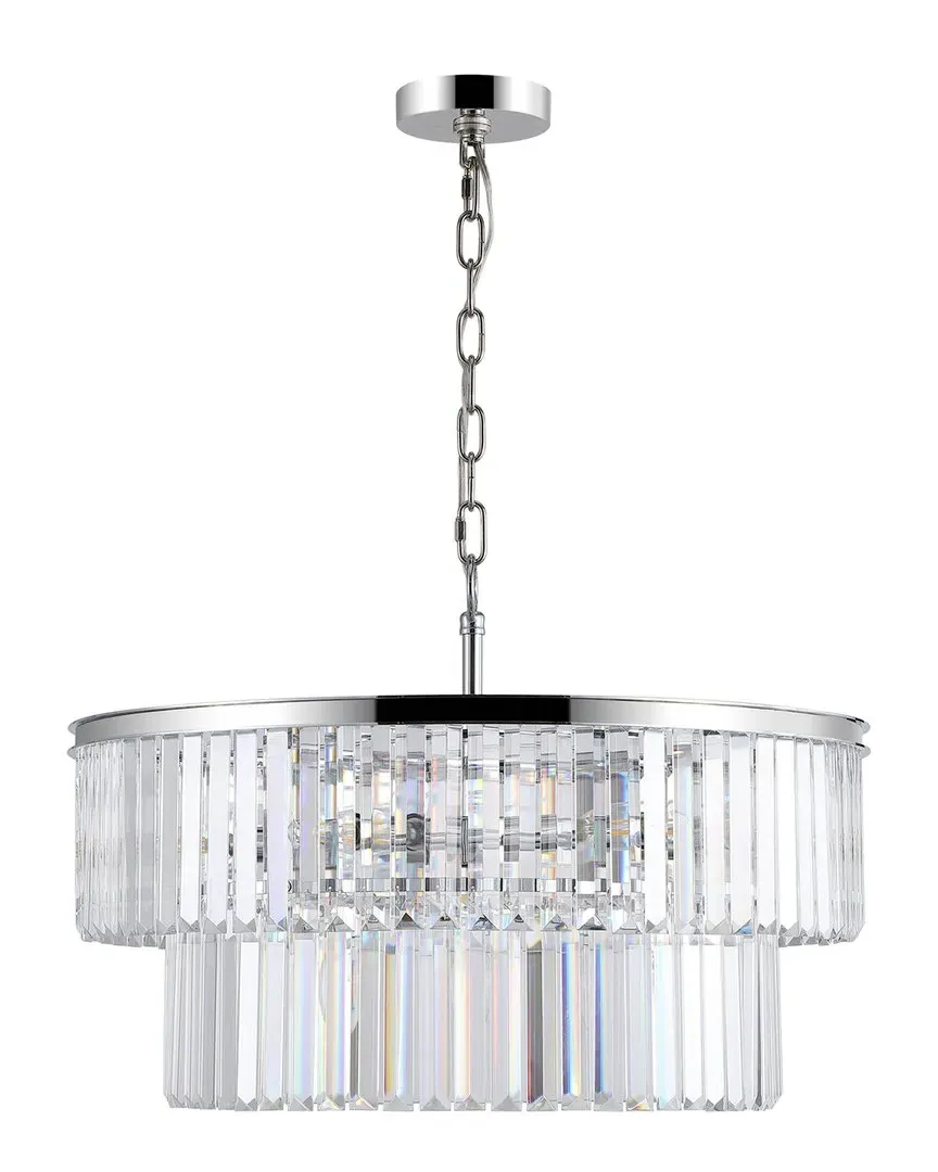 Safavieh Couture Karissa 2-Tier Chandelier - Chrome image