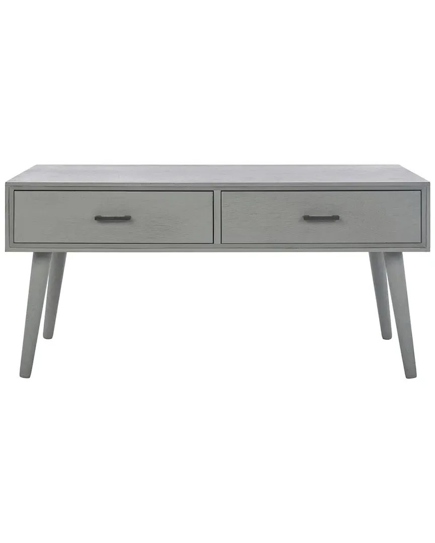 Safavieh Couture Mozart 2-Drawer Coffee Table - Grey image