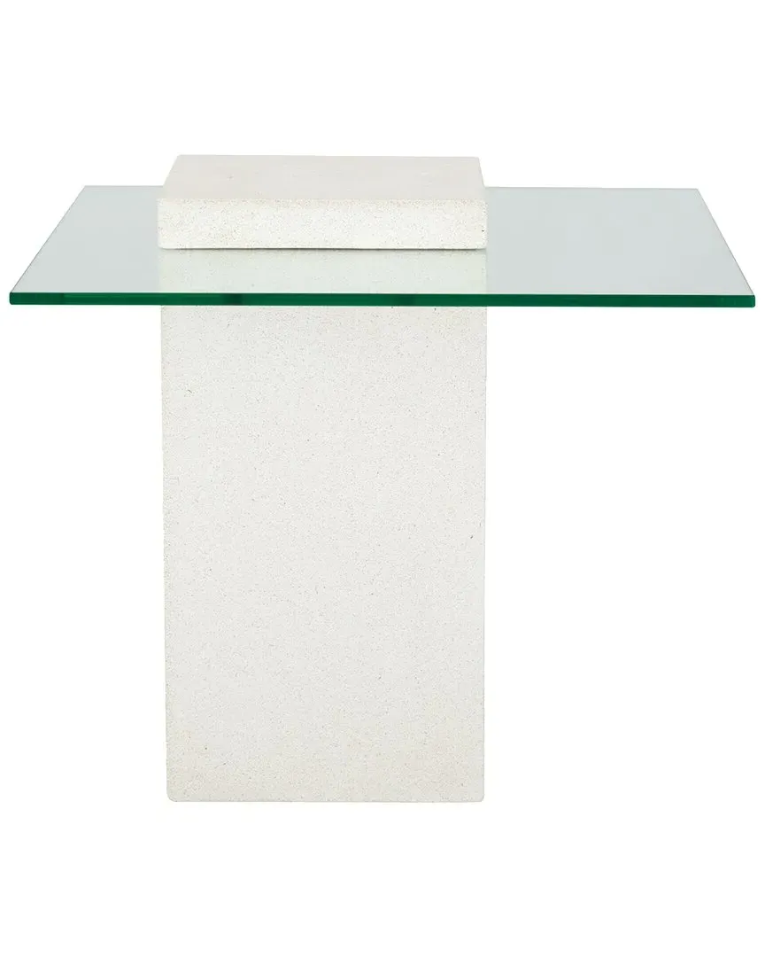 Sophibeth Square Accent Table - Ivory, Concrete image