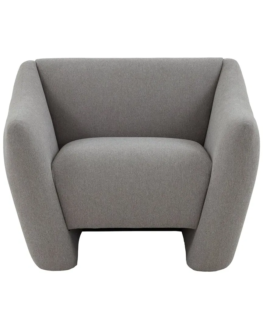Stefanie Accent Chair - Grey, Linen image