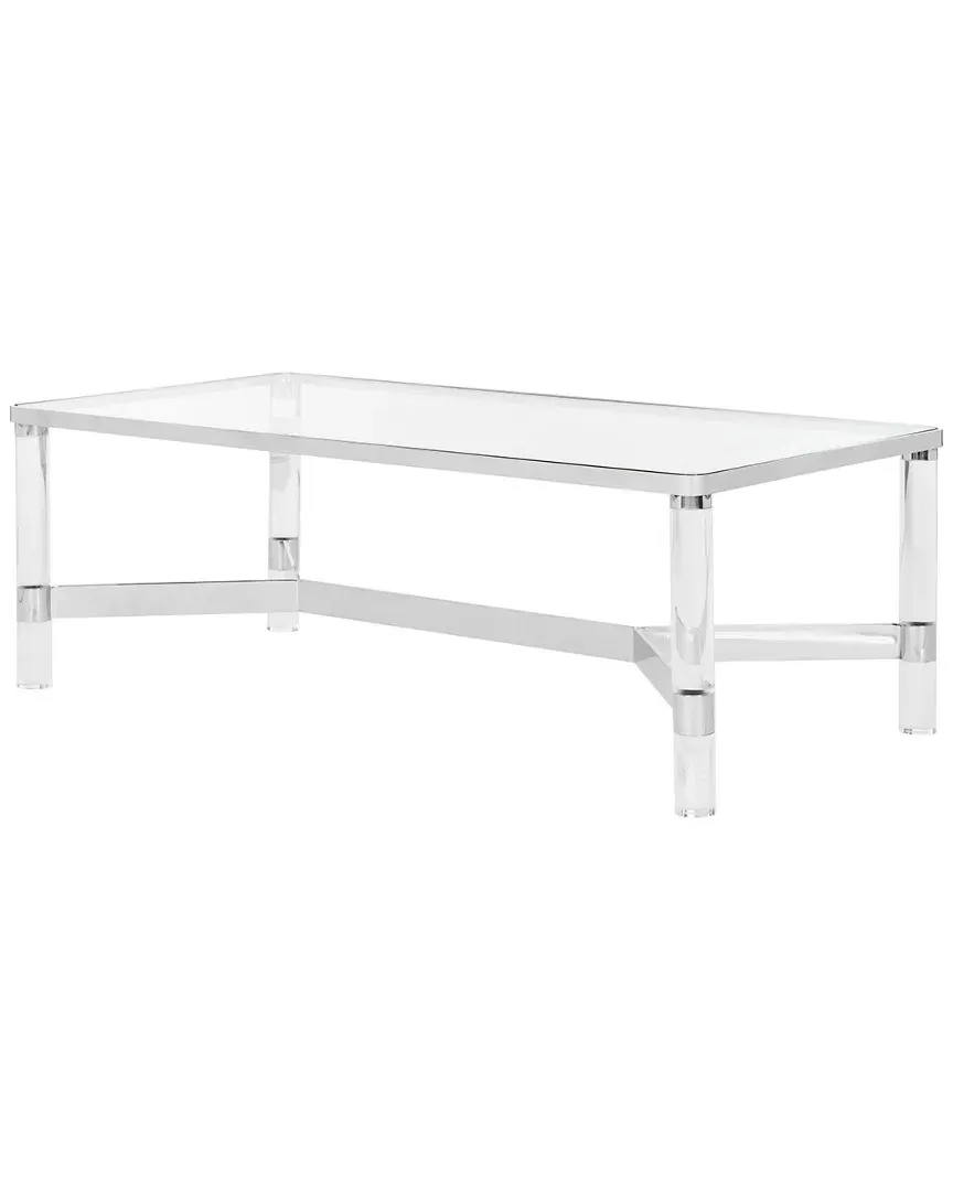 Suzanna Acrylic Coffee Table - Silver