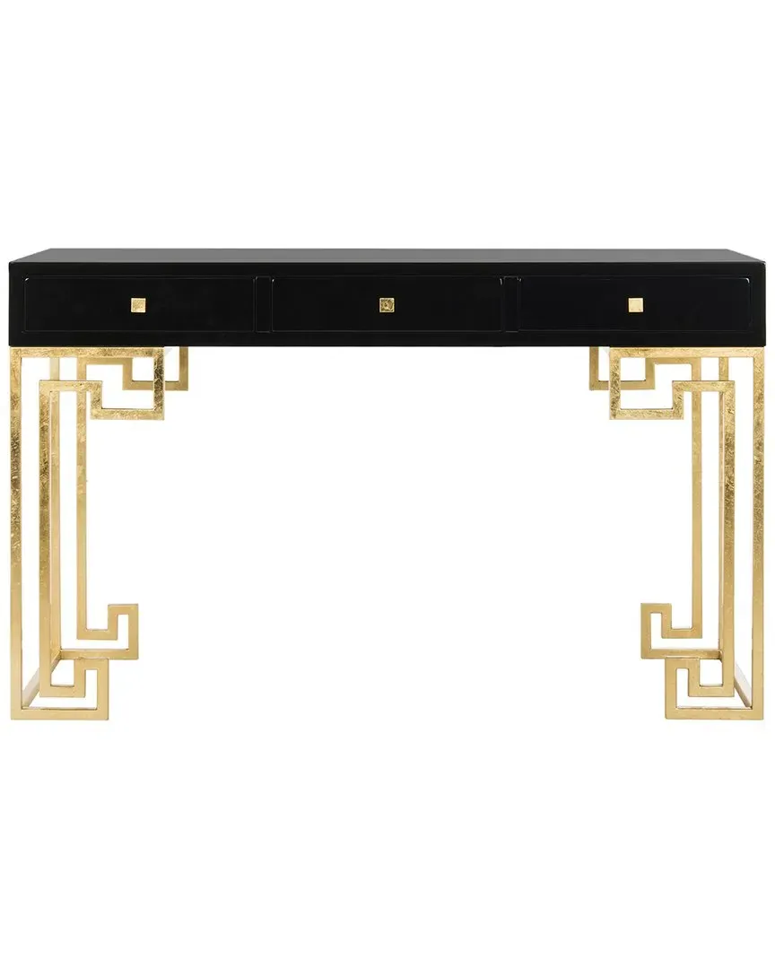 Valeria Lacquer Writing Desk - Black image
