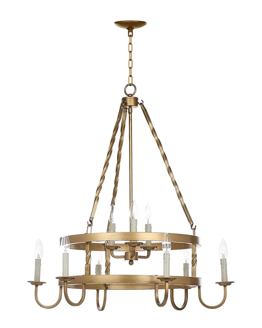 Crowley 31in Adjustable Chandelier - Gold, Iron