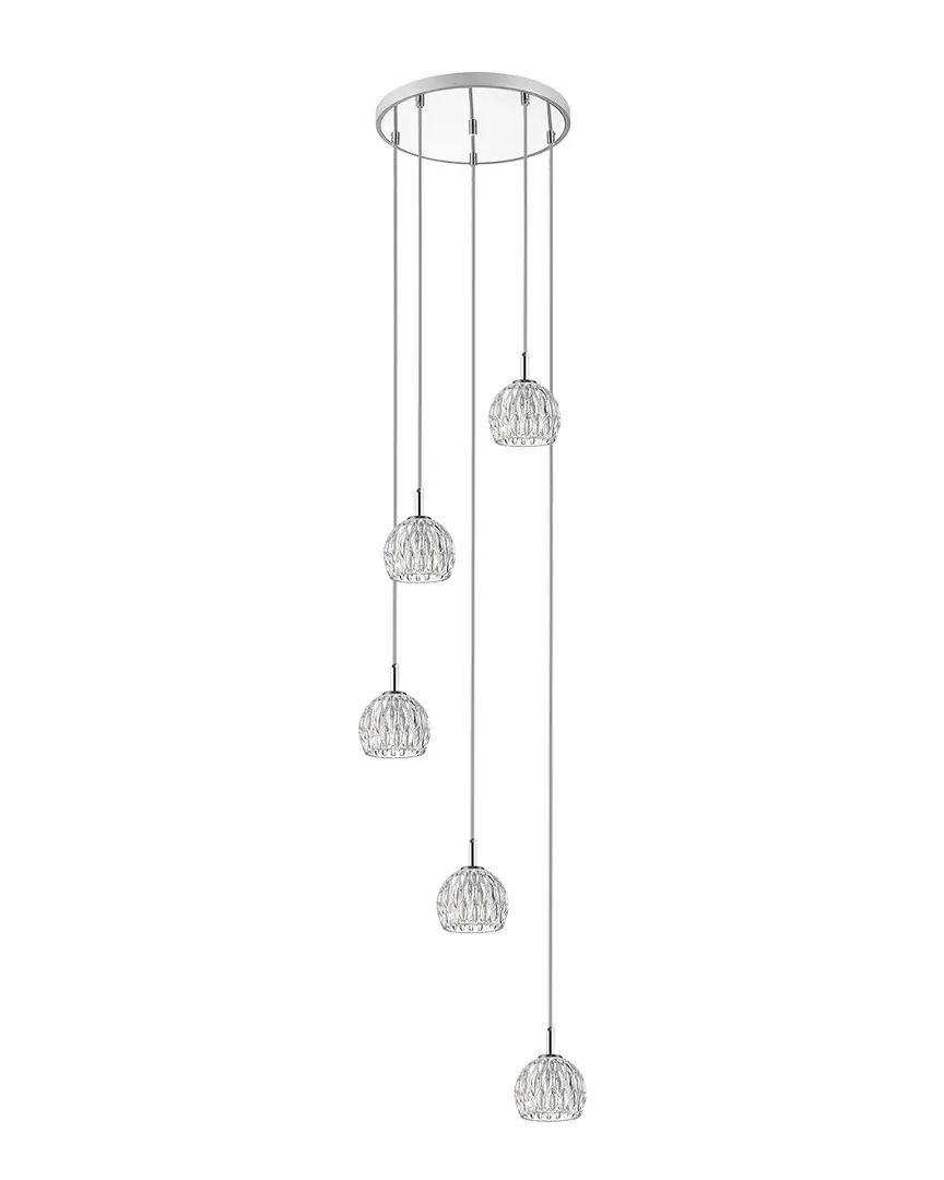 Daine Pendant Light - Chrome, Glass image