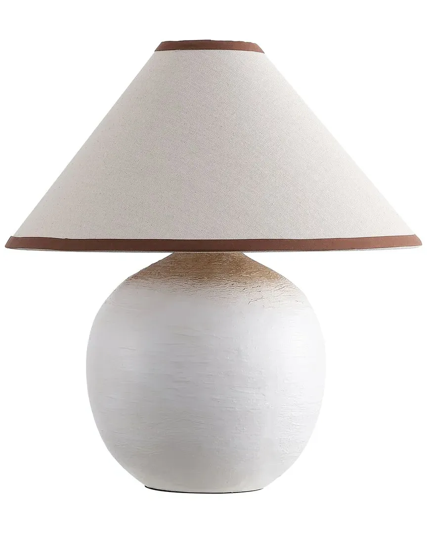 Daneela 18in Table Lamp - White, Ceramic image
